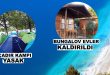 Salda Gölündeki Çadır ve Bungalov Evler Kaldırıldı