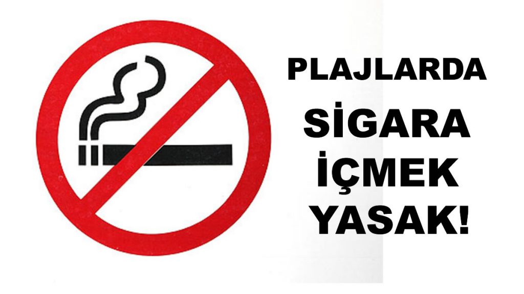 Plajlarda Sigara İçmek Yasak