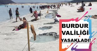 Burdur Valiliği Çamur Banyosunu Yasakladı