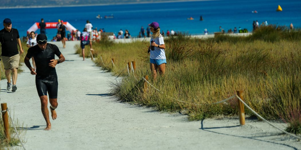 Salda Gölünde Triatlon Coşkusu